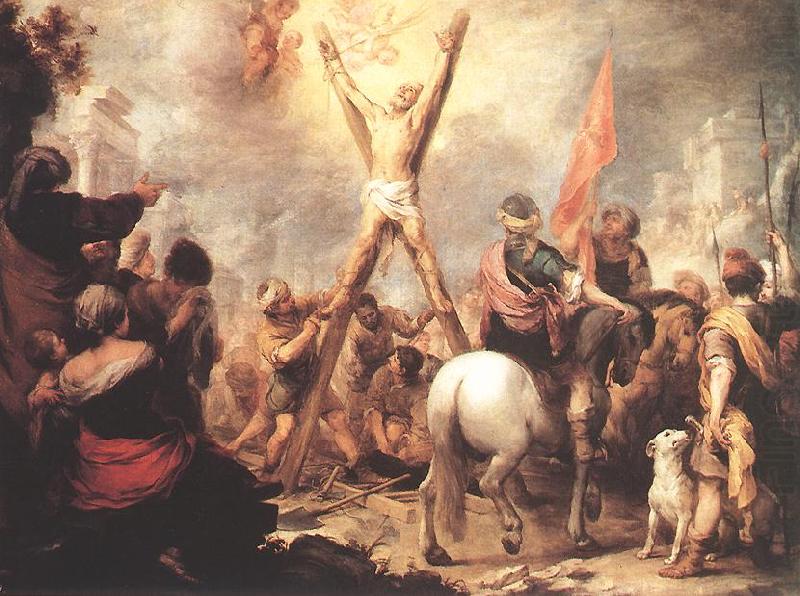 MURILLO, Bartolome Esteban The Martyrdom of St Andrew g china oil painting image